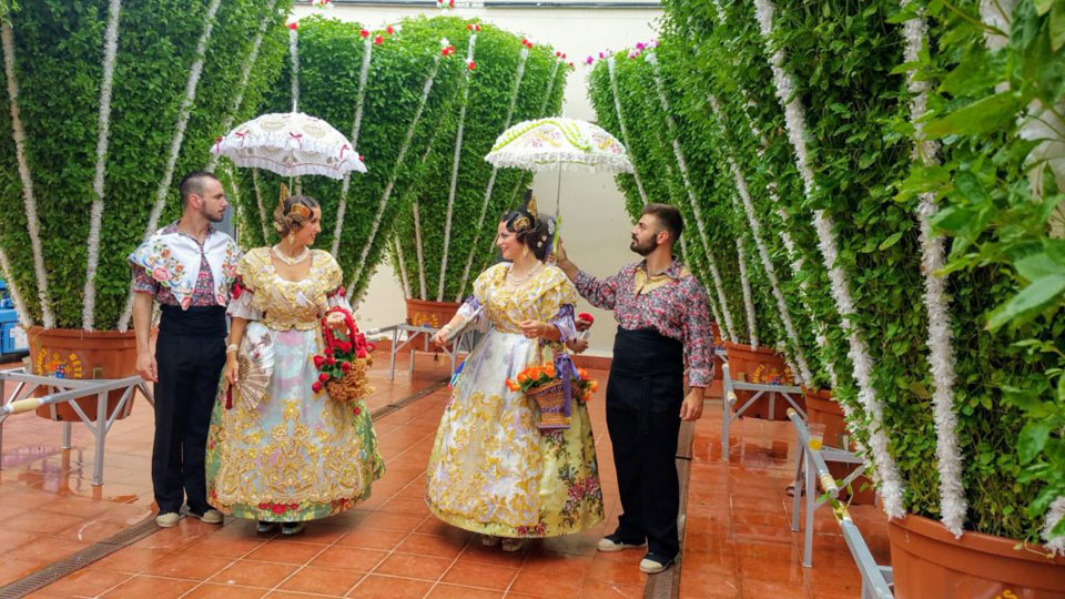 Fiesca de las albahacas en Betera